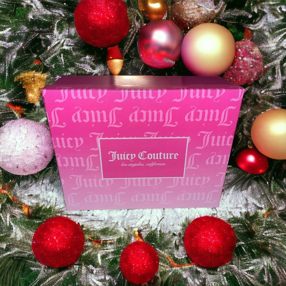 Juicy Couture Free Love Fuzzy Fluffy Mini Tote Light Pink Coin Purse Gift Set - Picture 6 of 6